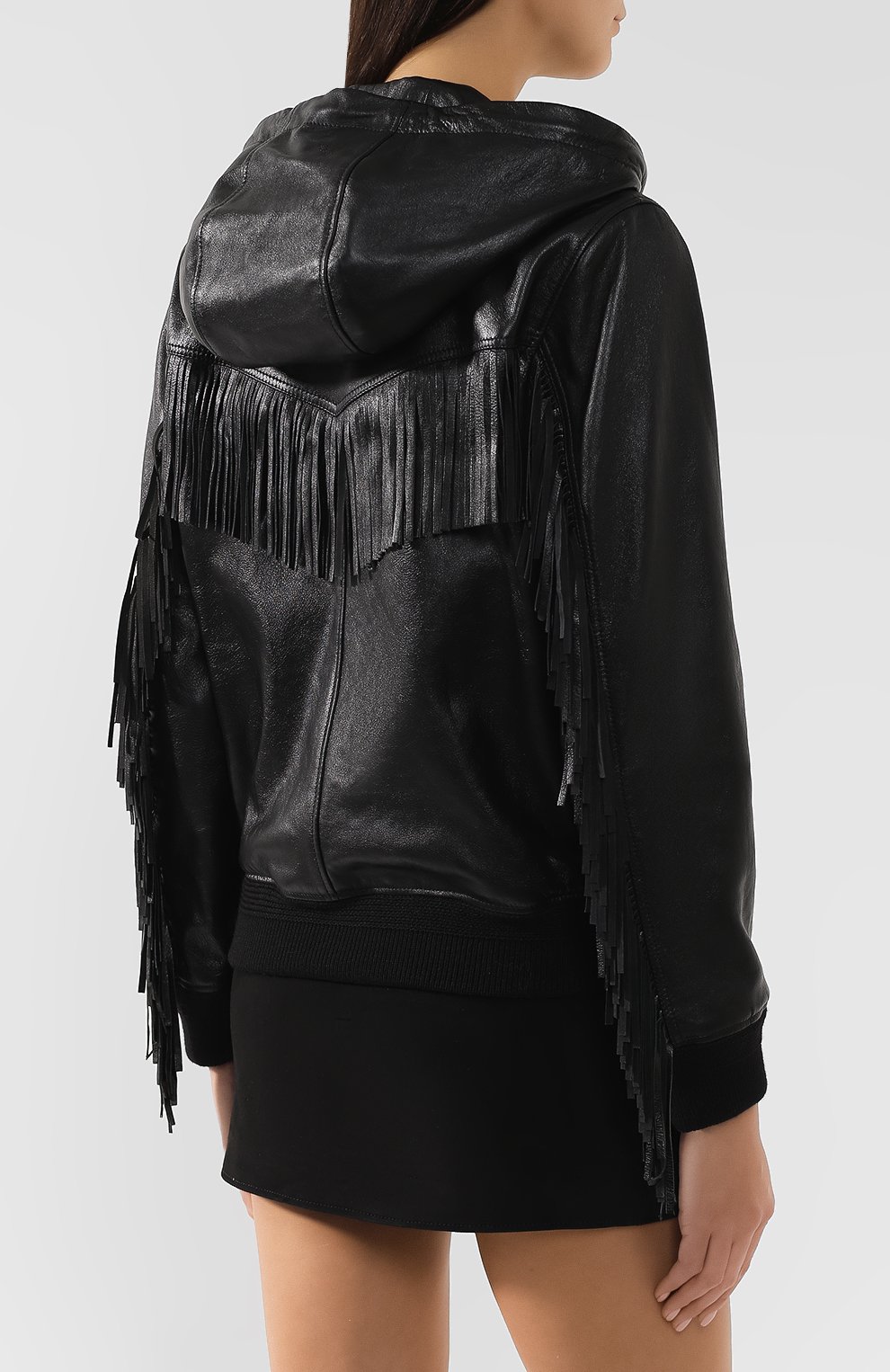 Кожаная куртка SAINT LAURENT, арт. 572850/YC2UE, фото 4