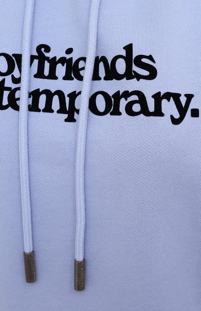 Хлопковое худи OFF-WHITE голубого цвета по цене 49950 руб., арт. 0WBB035F20JER0043610, фото 5 Хлопковое худи OFF-WHITE, арт. 0WBB035F20JER0043610, фото 5