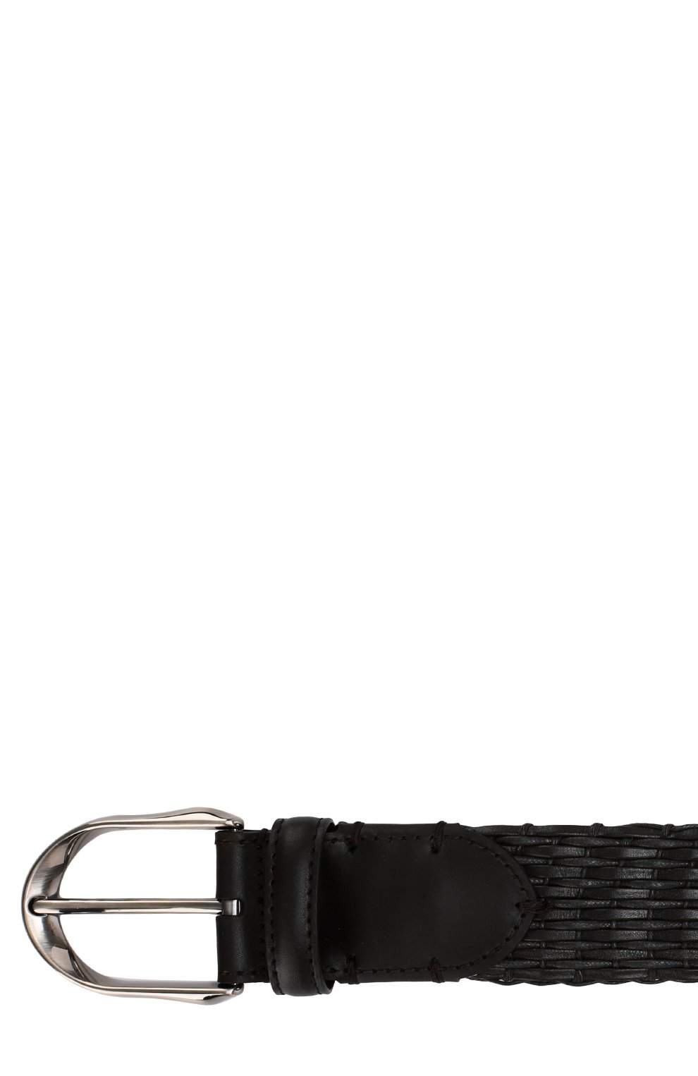 Плетеный ремень с металлической пряжкой ZEGNA, арт. BTREY4/90V1, фото 3