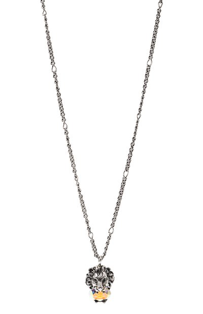 Колье GUCCI серебряного цвета по цене 46080 руб., арт. 412885 J3F42, фото 3 Колье GUCCI, арт. 412885 J3F42, фото 3