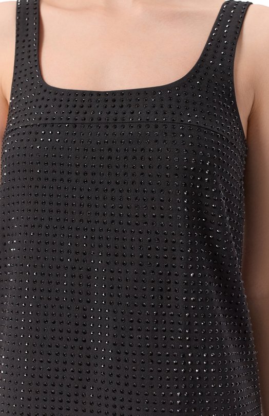 Платье с отделкой стразами Pinko 105927/A287 Чёрный  105927/A287 Фото 5