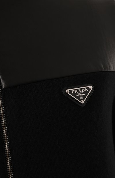 Кардиган из шерсти и кашемира PRADA, арт. UMG014-1W19-F0806-202, фото 5