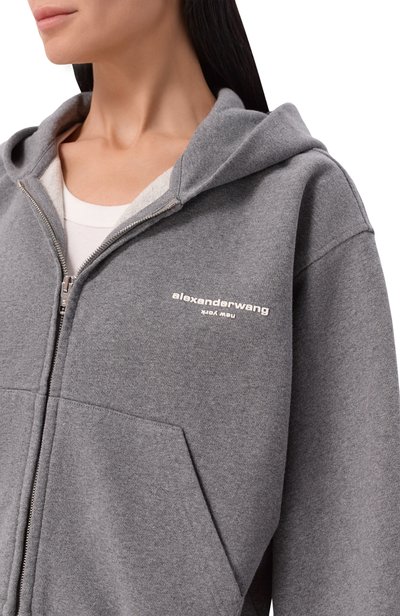 Хлопковая толстовка ALEXANDER WANG, арт. 1CC4262799, фото 5