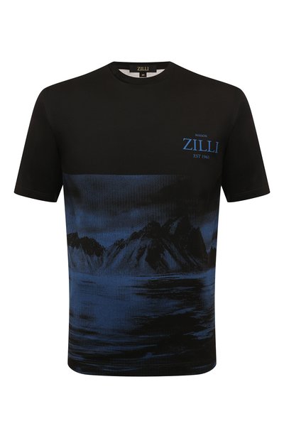 Мужская хлопковая футболка ZILLI, арт. TSR03AM0100VLM008