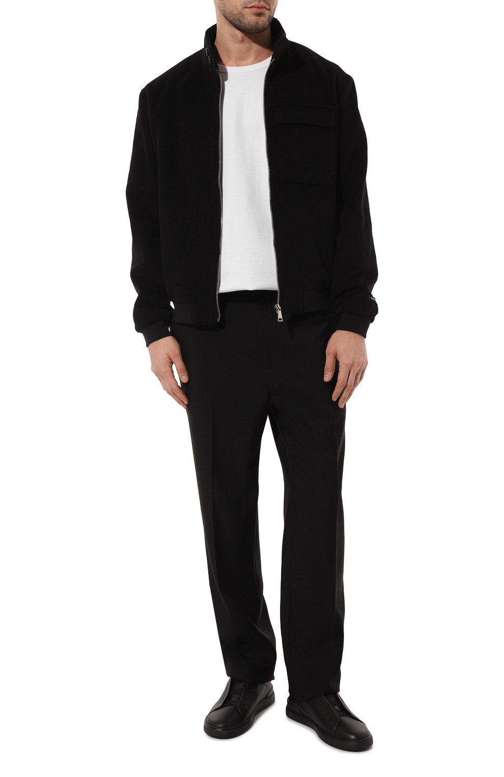 Кожаные кеды triple stitch ZEGNA, арт. S4667Z-LHCVO, фото 2