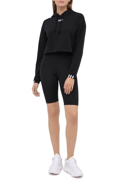 Хлопковое худи ADIDAS ORIGINALS черного цвета по цене 5780 руб., арт. GD3090, фото 2 Хлопковое худи ADIDAS ORIGINALS, арт. GD3090, фото 2