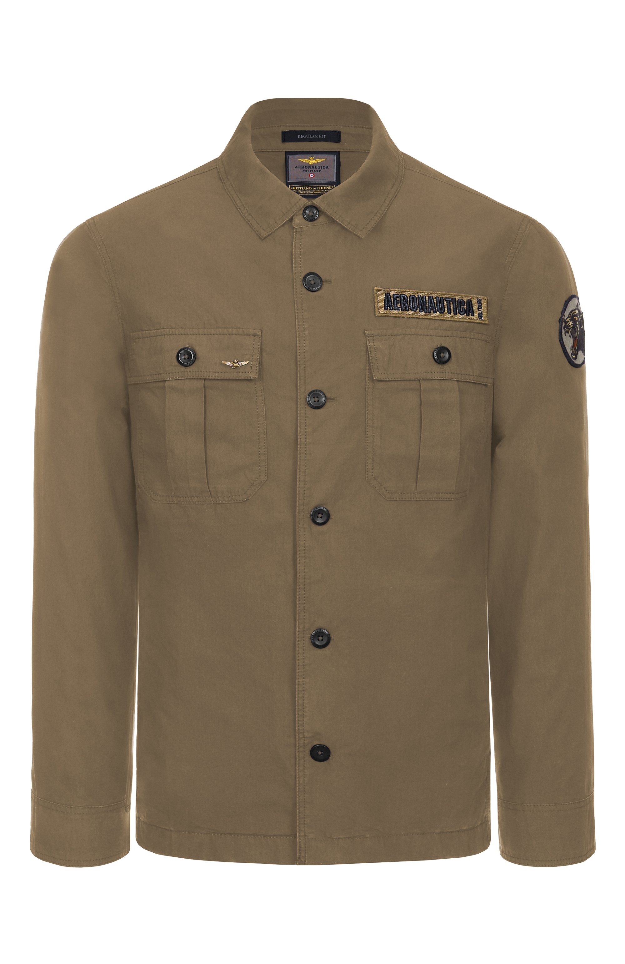 Хлопковая куртка-рубашка AERONAUTICA MILITARE, арт. 251AC032CT3505, фото 1