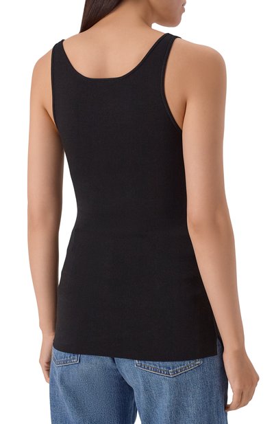 Майка TOTEME черного цвета по цене 46050 руб., арт. 252-WRT0504-YA0187, фото 4 Майка TOTEME, арт. 252-WRT0504-YA0187, фото 4