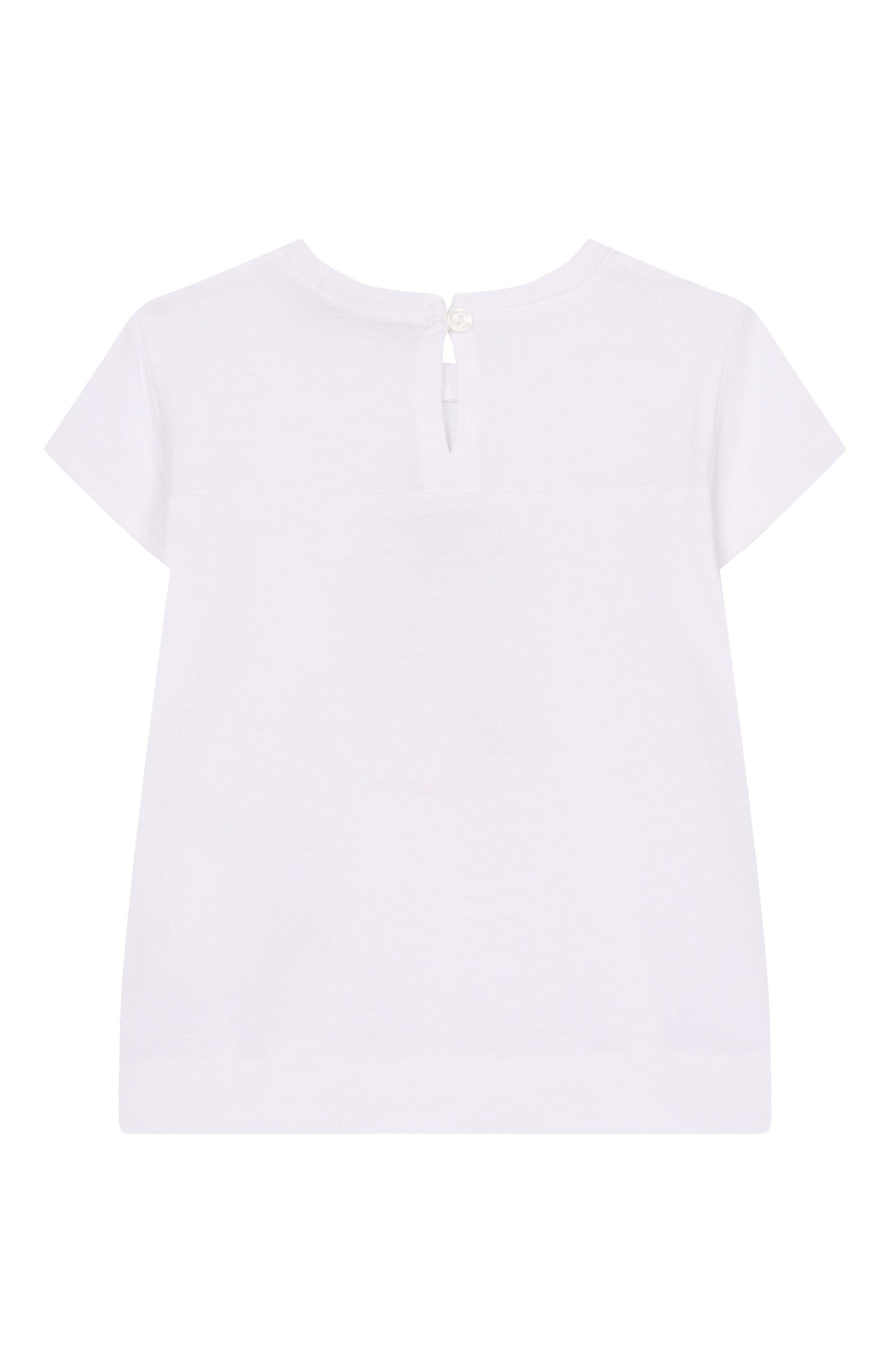 Хлопковая футболка MONNALISA, арт. 39G612, фото 2