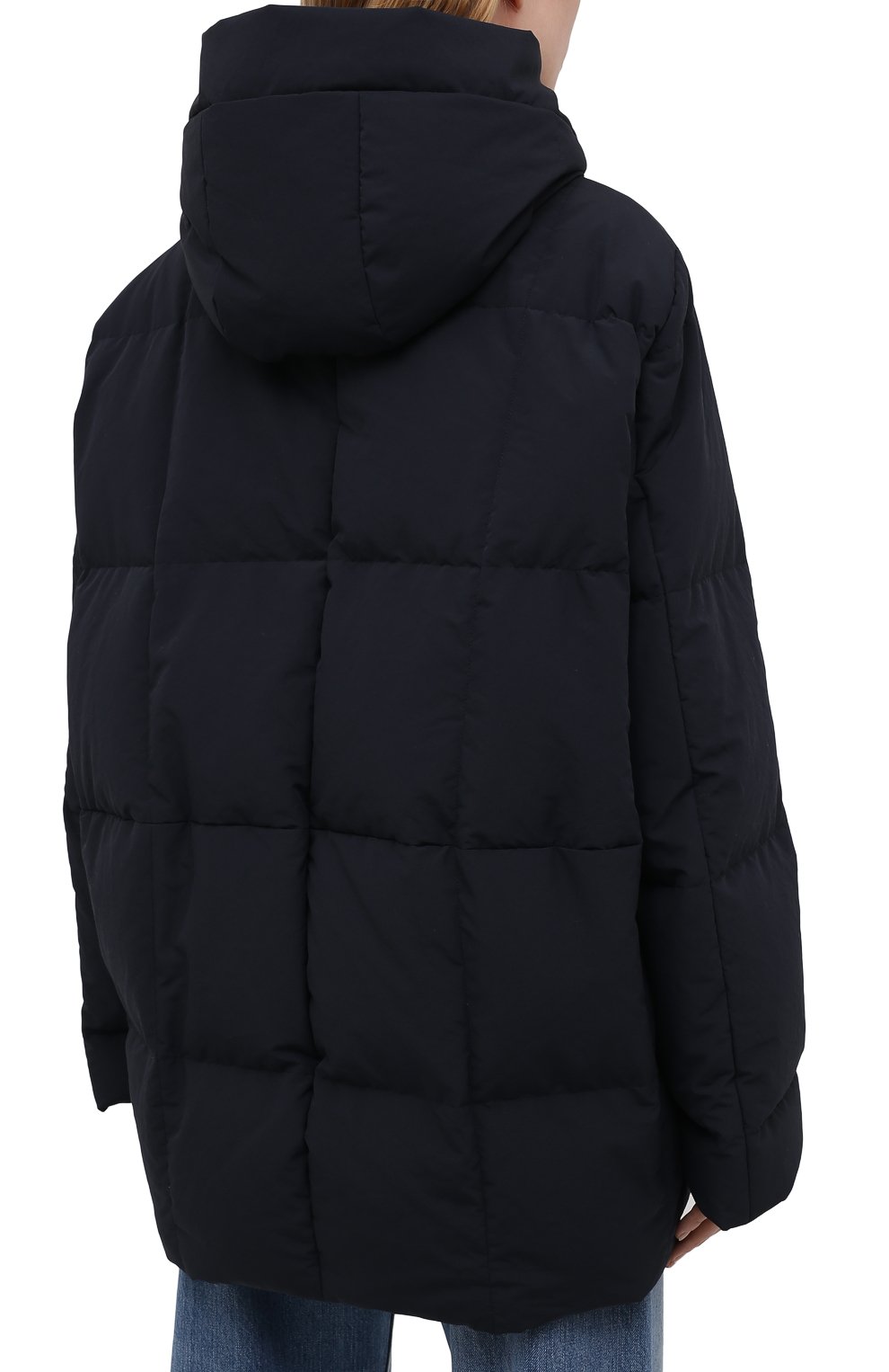 Пуховик JIL SANDER темно-синего цвета по цене 175000 руб., арт. JPPT441694-WT441100, фото 4 Пуховик JIL SANDER, арт. JPPT441694-WT441100, фото 4