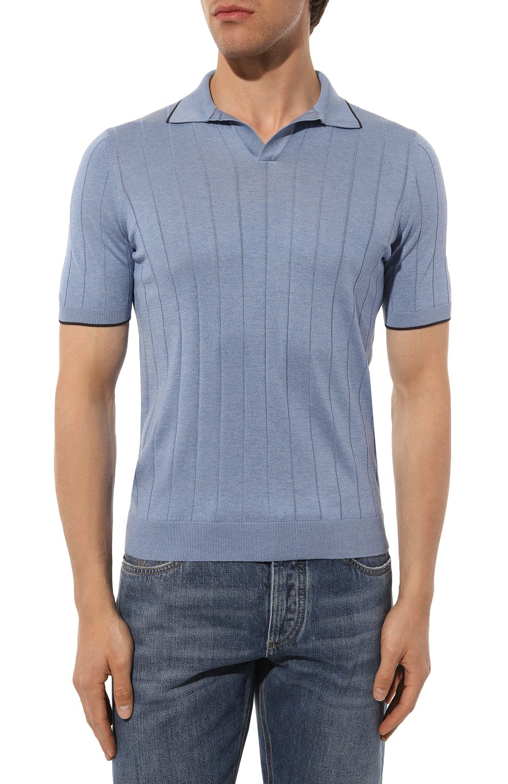 Шелковое поло GRAN SASSO, арт. 43181/23510, фото 3