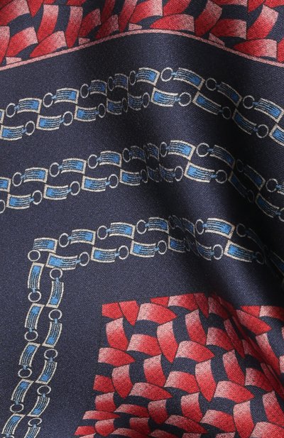 Шелковый платок ZILLI красного цвета по цене 8995 руб., арт. 51600/HANDKERCHIEF, фото 2 Шелковый платок ZILLI, арт. 51600/HANDKERCHIEF, фото 2