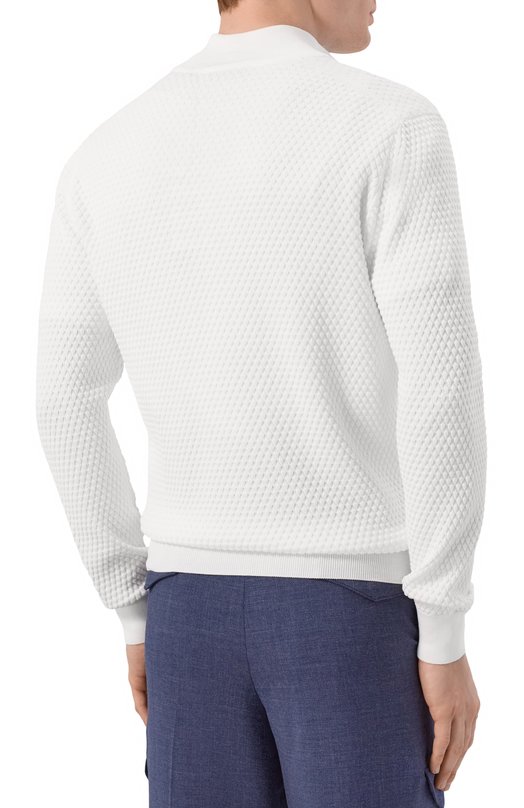 Хлопковый кардиган Gran Sasso 58178/18162 Белый  58178/18162 Фото 4