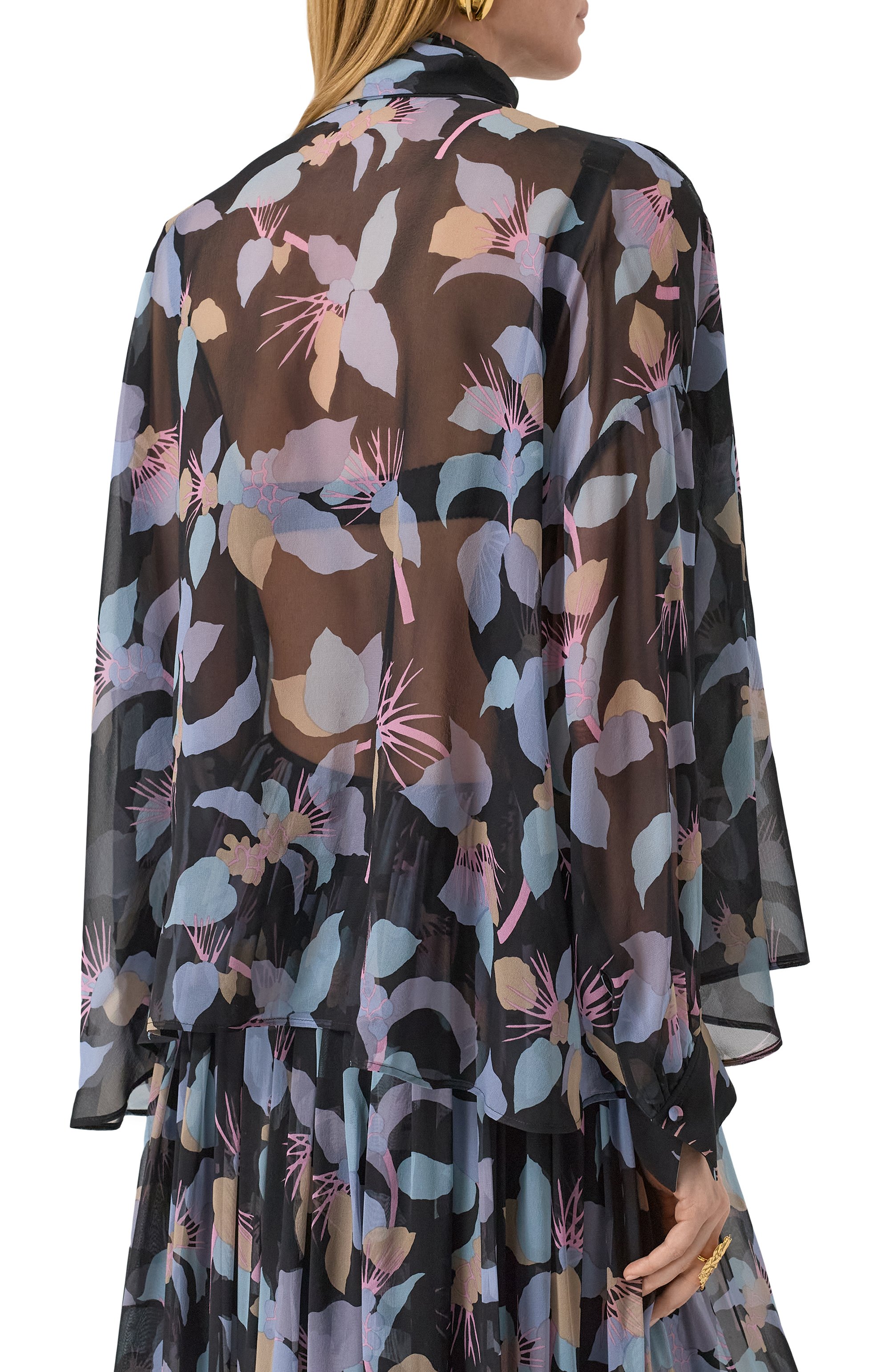 Шелковая блузка CHLOÉ, арт. CHC25SHT34343, фото 4