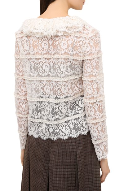 Блузка GUCCI белого цвета по цене 285120 руб., арт. 633308/ZAFI4, фото 4 Блузка GUCCI, арт. 633308/ZAFI4, фото 4