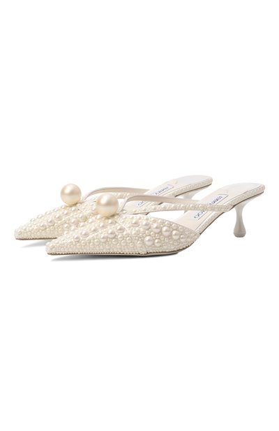 Женские текстильные мюли sana 50 JIMMY CHOO, арт. SANAMULE50W0Z