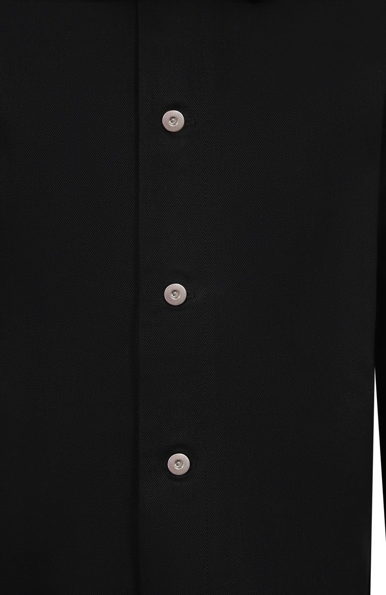 Мужская джинсовая рубашка JIL SANDER черного цвета, арт. J23DL0101/J45288 | Фото 6 (Рукава: Длинные; Длина (для топов): Стандартные; Материал внешний: Хлопок; Случай: Повседневный; Манжеты: На кнопках; Кросс-КТ: Деним; Воротник: Кент; Стили: Кэжуэл; Принт: Однотонные; Детали: Без декора; Автоматизация состава: Проставлено; Автоматизация ТО: Проставлено)