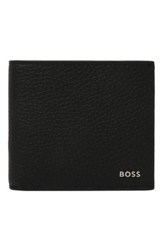 Мужской кожаное портмоне BOSS черного цвета, арт. 50470464 | Фото 1 (Нос: Не проставлено; Материал: Натуральная кожа; Материал сплава: Проставлено)