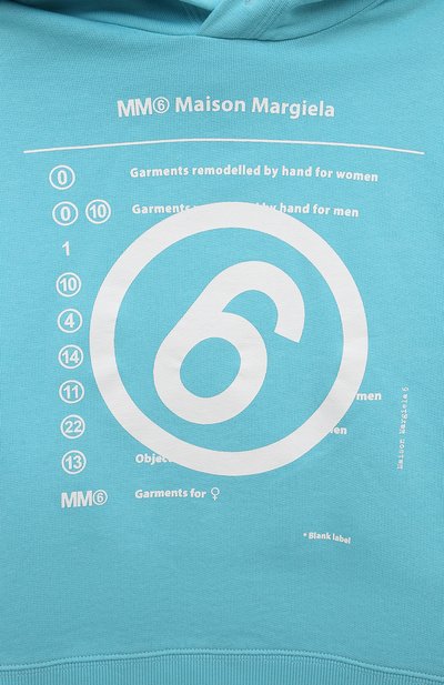 Хлопковое худи MM6, арт. M60580/MM006, фото 3