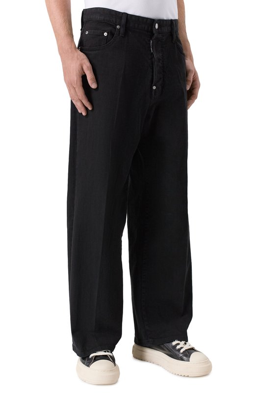 Джинсы Baggy Dsquared2 S74LB1909/S39781 Чёрный  S74LB1909/S39781 Фото 3