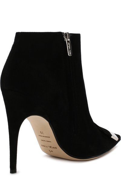Замшевые ботильоны на шпильке SERGIO ROSSI, арт. A80001-MCAZ01, фото 4