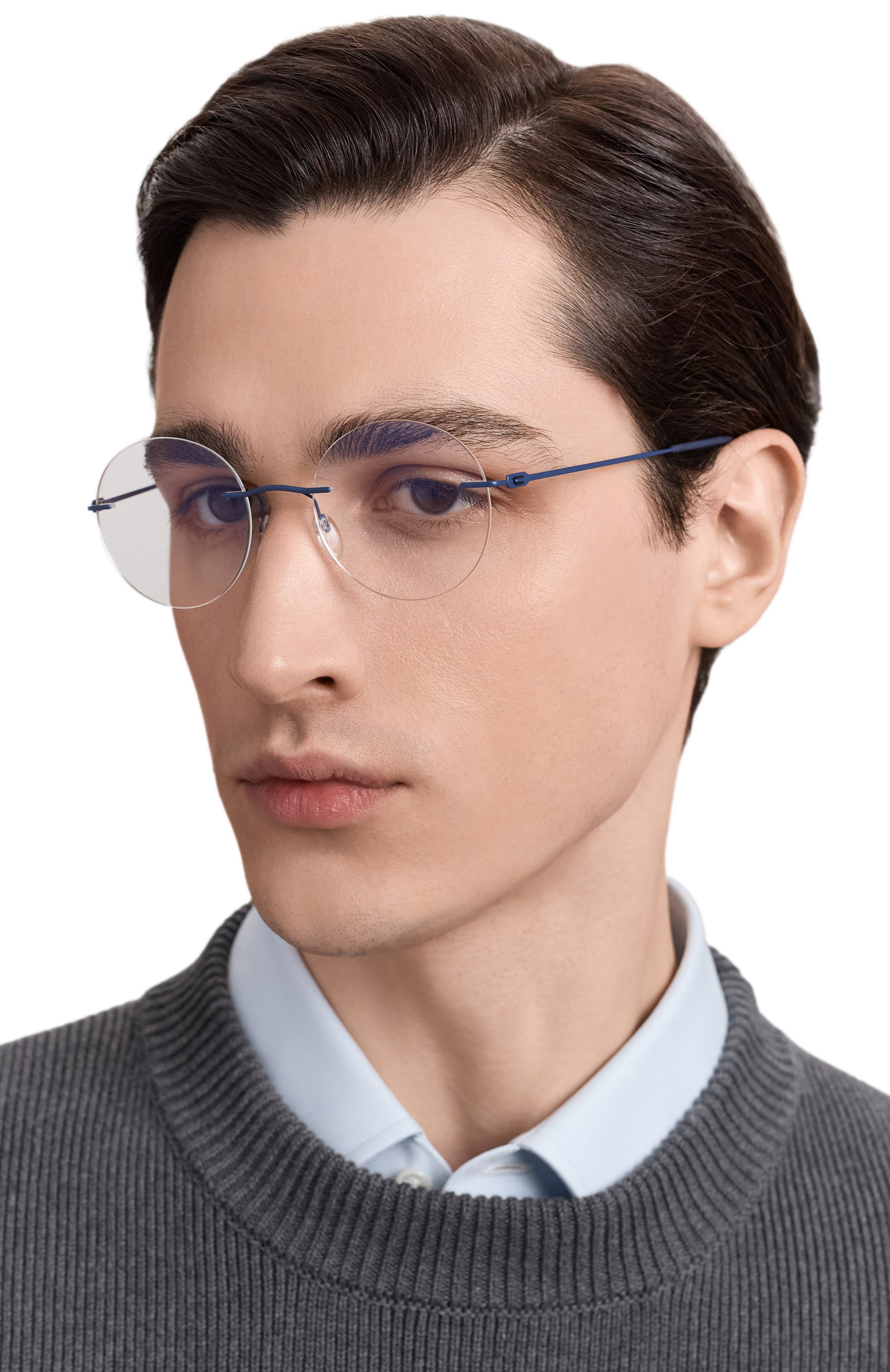 Оправа SILHOUETTE синего цвета по цене 32500 руб., арт. 5593/4540, фото 2 Оправа SILHOUETTE, арт. 5593/4540, фото 2