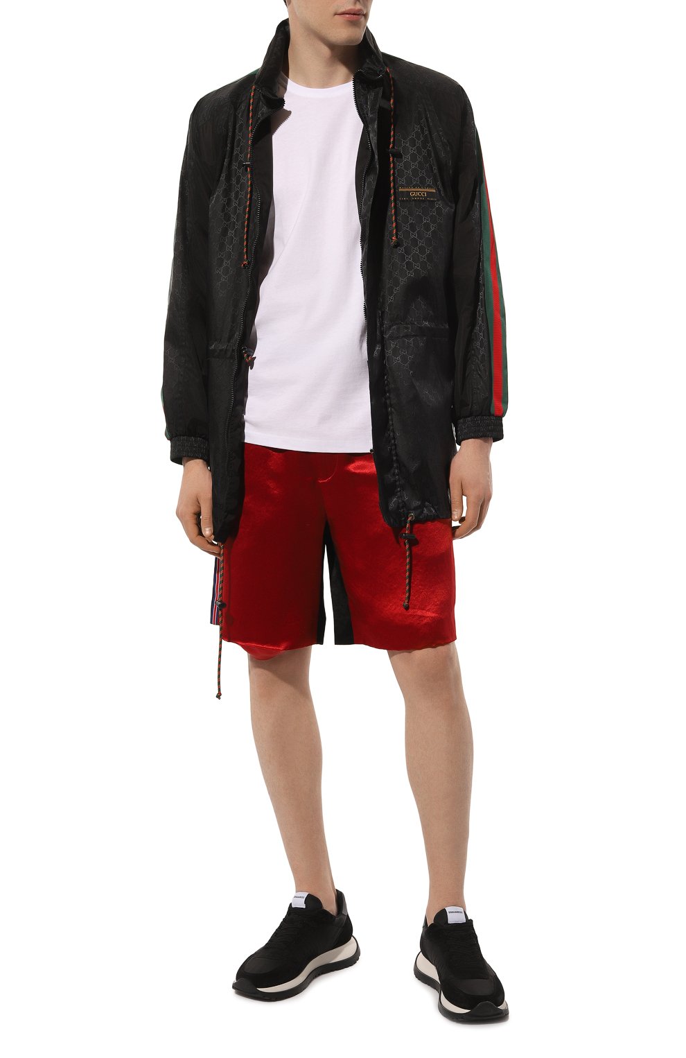 Шорты GUCCI разноцветного цвета по цене 93600 руб., арт. 575325 ZABZP, фото 2 Шорты GUCCI, арт. 575325 ZABZP, фото 2