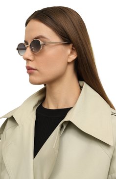 Женские солнцезащитные очки BALI EYEWEAR черного цвета, арт. VENUS B2C3 | Фото 2 (Региональные ограничения белый список (Axapta Mercury): Не проставлено; Нос: Не проставлено; Кросс-КТ: С/з-унисекс; Тип очков: С/з; Материал: Металл; Очки форма: Овальные; Оптика Гендер: оптика-унисекс)