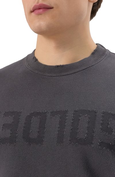 Хлопковый свитшот GOLDEN GOOSE DELUXE BRAND, арт. GMP01223.P000642, фото 5