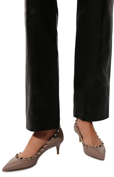 Кожаные туфли rockstud VALENTINO, арт. VW2S0V22/VCE, фото 3