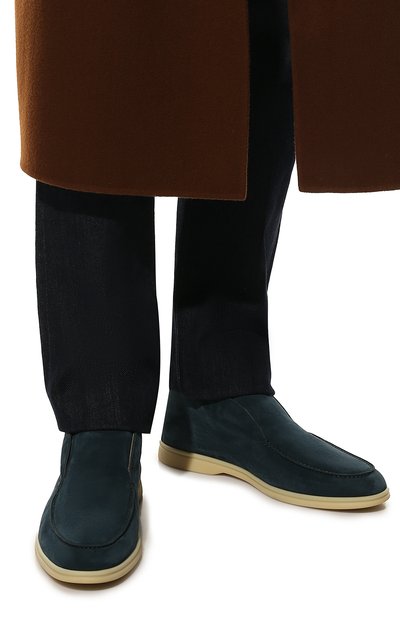 Замшевые ботинки open walk LORO PIANA, арт. FAB4368, фото 3