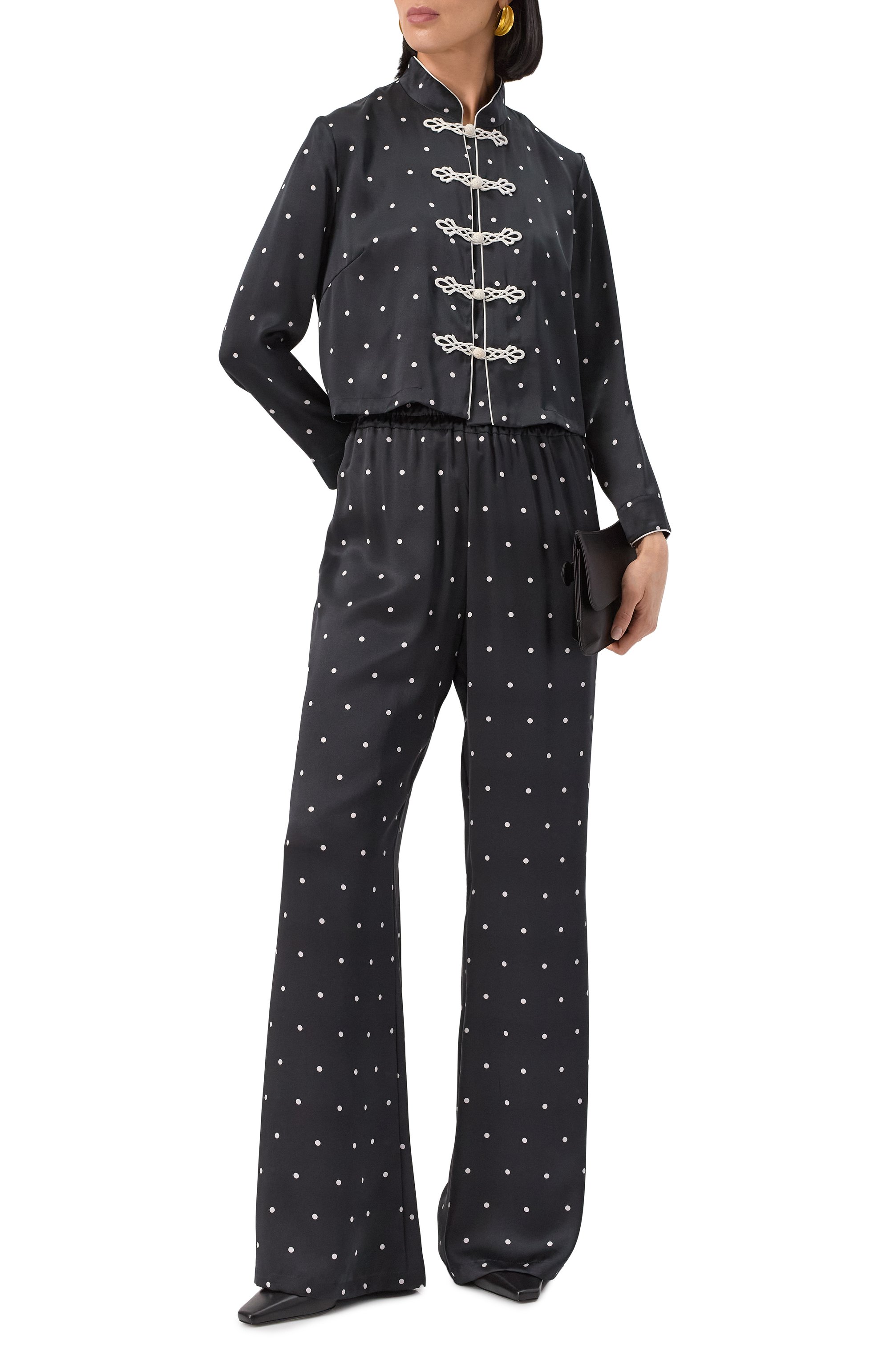 Атласные брюки YANINA, арт. T-2806, фото 2