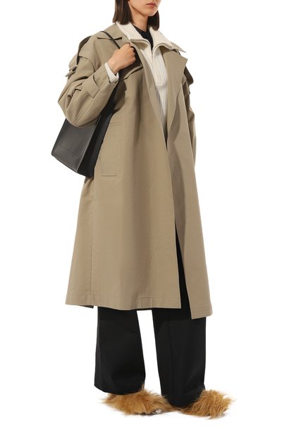 Сабо princetown из экомеха GUCCI бежевого цвета по цене 122400 руб., арт. 659388 2X310, фото 2 Сабо princetown из экомеха GUCCI, арт. 659388 2X310, фото 2