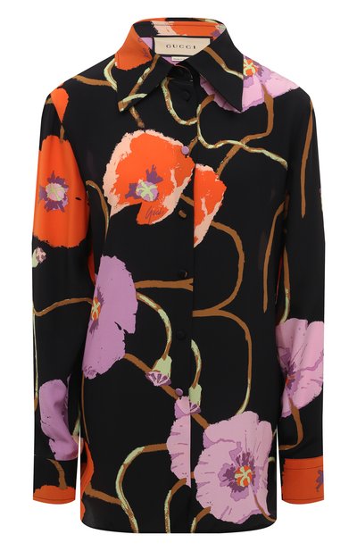 Женская шелковая рубашка GUCCI, арт. 643268 ZAGMT