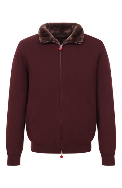 Мужской бомбер с подкладкой из овчины KITON, арт. UMK1489
