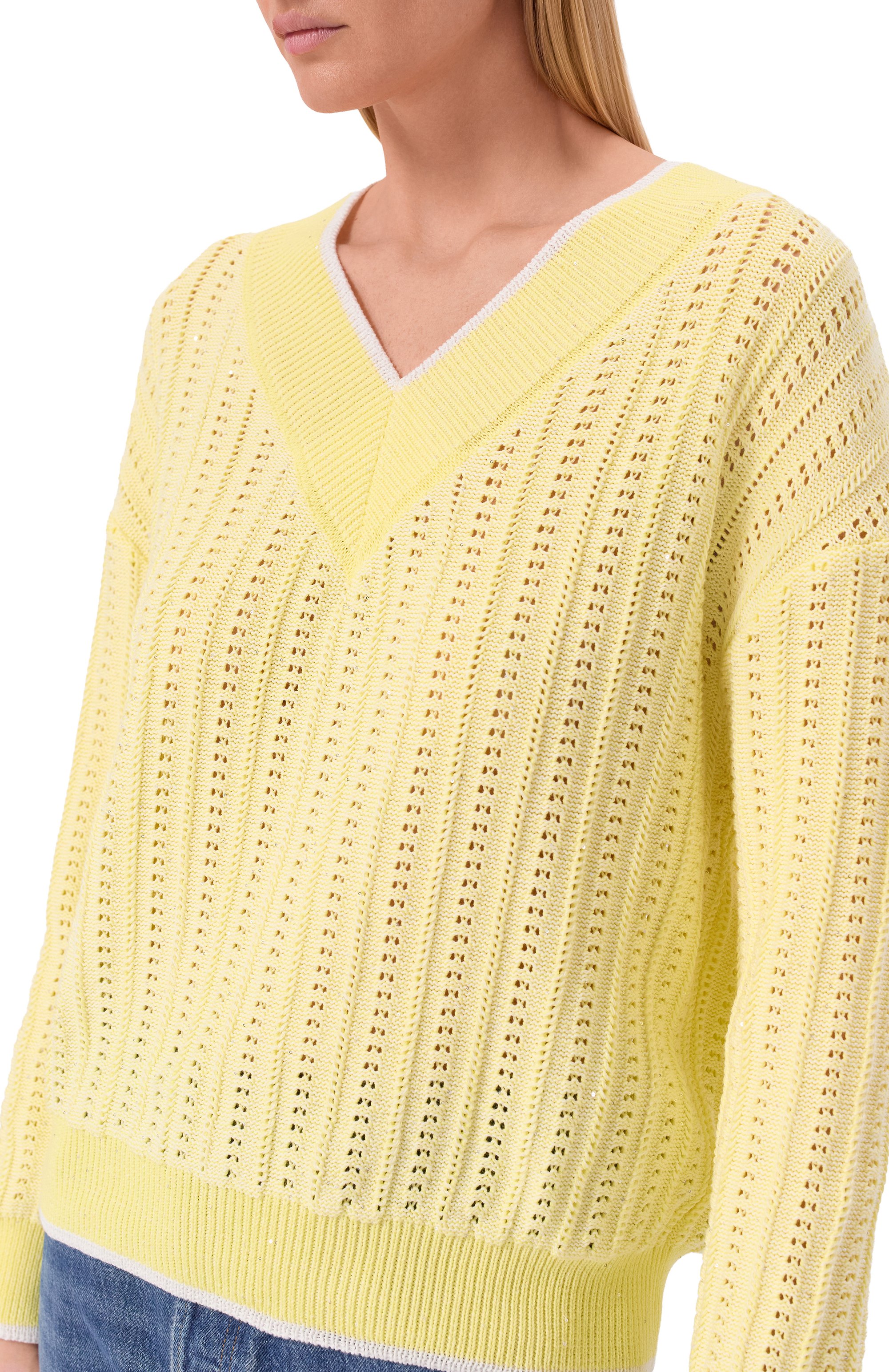 Хлопковый пуловер FREEAGE, арт. LW25.JM152P.1800.801, фото 5