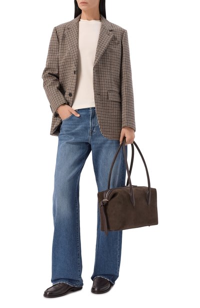 Сумка brioche duffle YUZEFI коричневого цвета по цене 84300 руб., арт. BRI0CHE DUFFLE_, фото 3 Сумка brioche duffle YUZEFI, арт. BRI0CHE DUFFLE_, фото 3