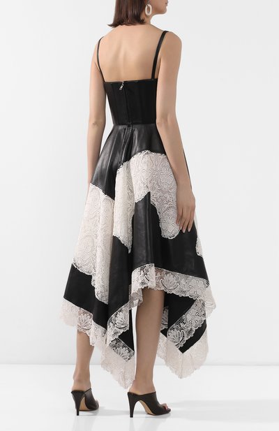 Кожаное платье ALEXANDER MCQUEEN, арт. 621732/Q5ADU, фото 4