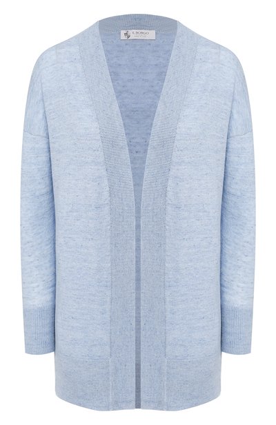 Женский кардиган из смеси льна и хлопка IL BORGO CASHMERE, арт. 55-1046G0