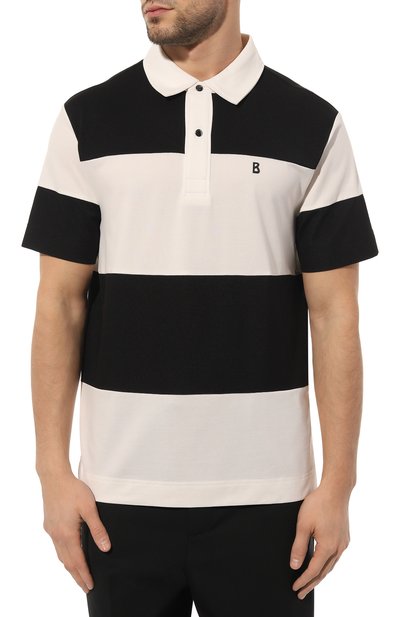 Поло BOGNER черно-белого цвета по цене 16500 руб., арт. 58112727, фото 3 Поло BOGNER, арт. 58112727, фото 3