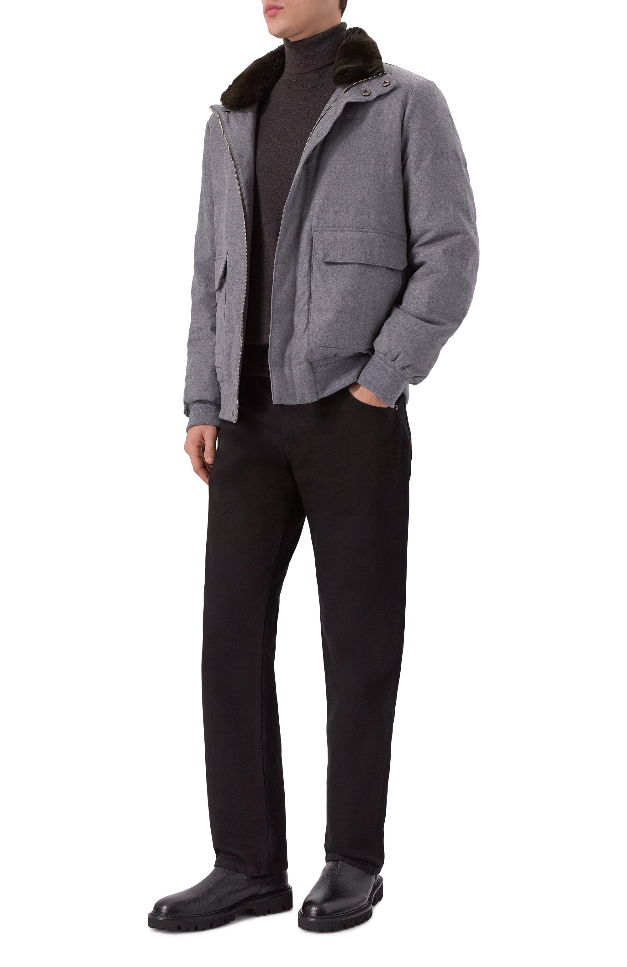 Шерстяной бомбер MONTECORE, арт. F09MUCX819P/277, фото 2