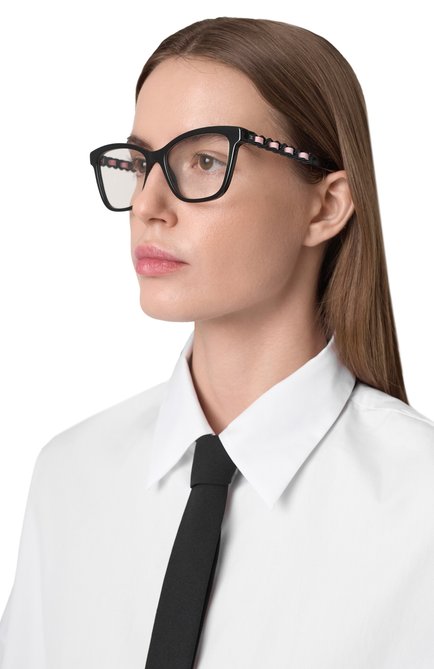 Женские оправа CHANEL черного цвета, арт. 3429Q-1663 | Фото 2 (Нос: Не проставлено; Региональные ограничения белый список (Axapta Mercury): Не проставлено)
