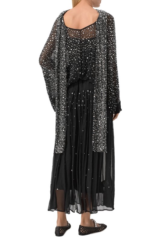 Шелковое платье Albus Lumen AL.RT25.007.DRESS_SET Чёрный  AL.RT25.007.DRESS_SET Фото 4