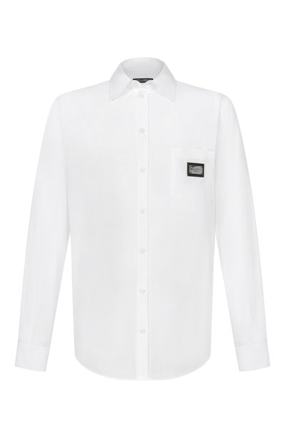 Мужская хлопковая рубашка DOLCE & GABBANA, арт. G5JG4T/FU5U8