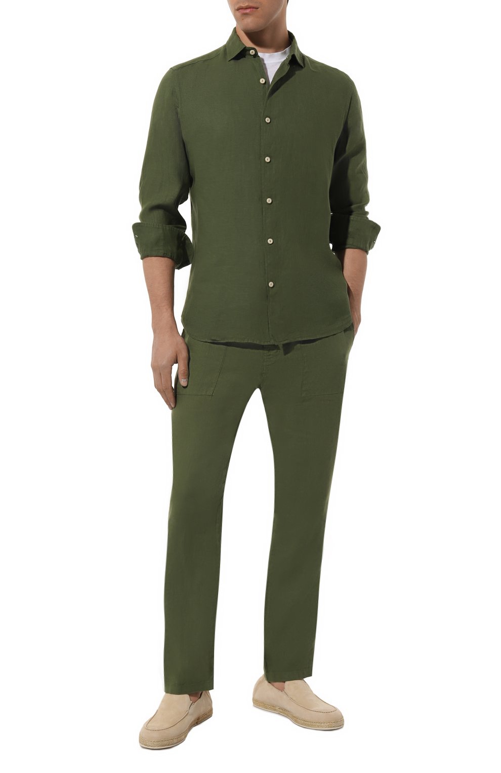 Льняная рубашка MC2 SAINT BARTH, арт. STBM/PAMPL0NA/01433F, фото 2