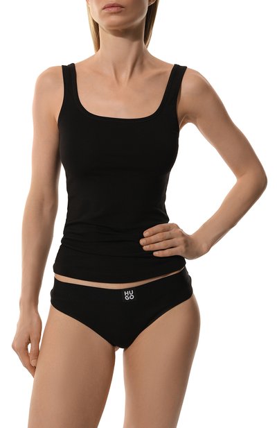 Трусы-танга HUGO черного цвета по цене 3740 руб., арт. 50496809, фото 2 Трусы-танга HUGO, арт. 50496809, фото 2