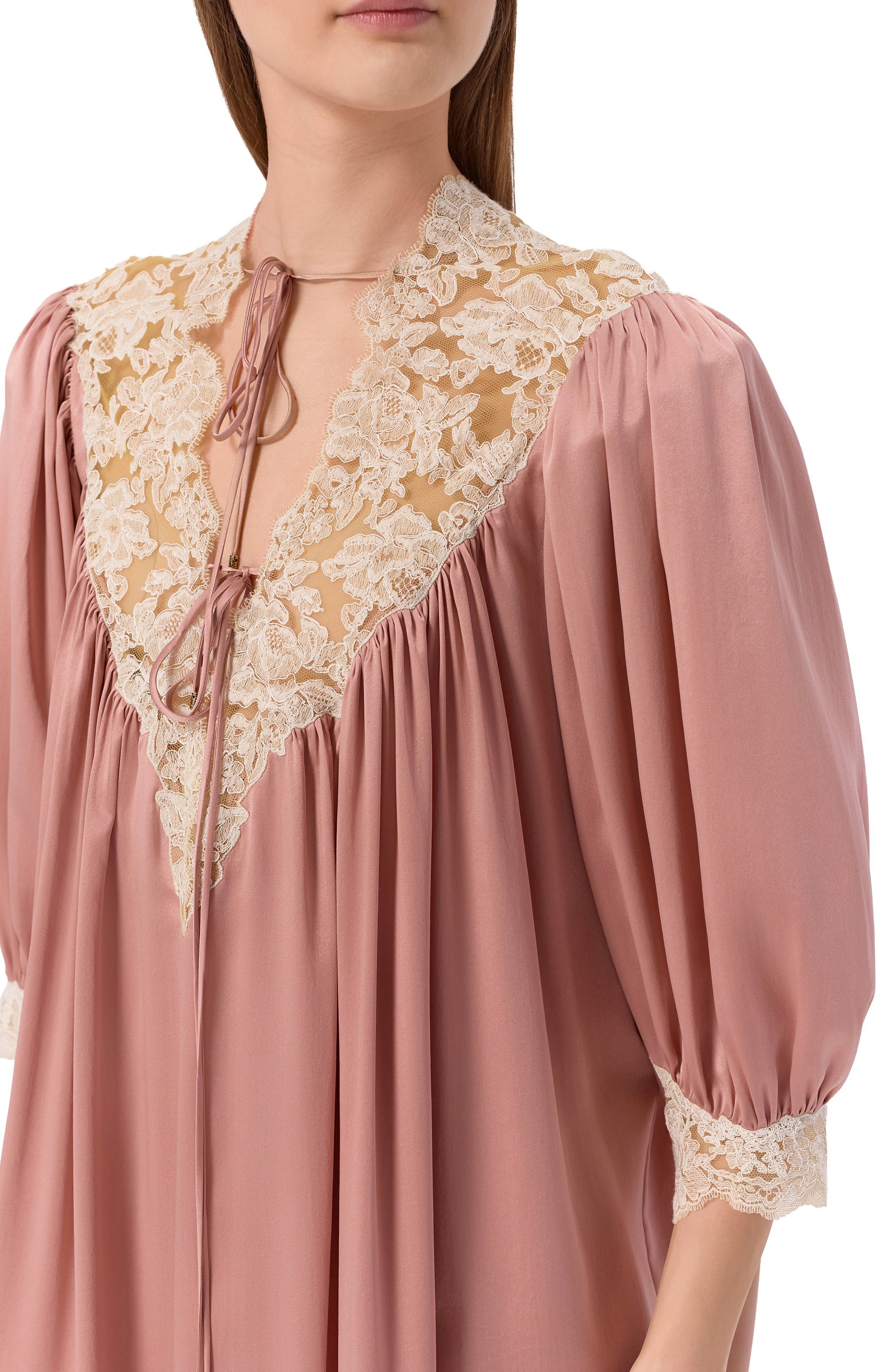 Атласное платье CHLOÉ, арт. CH26SR006008, фото 4