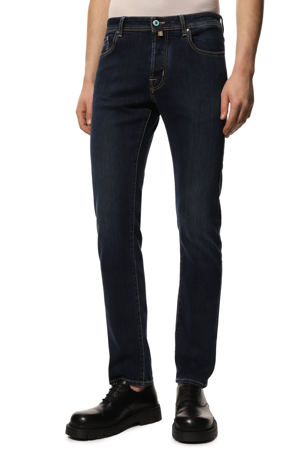 Джинсы JACOB COHEN темно-синего цвета по цене 49700 руб., арт. U Q E04 30 S 3621/419D, фото 3 Джинсы JACOB COHEN, арт. U Q E04 30 S 3621/419D, фото 3