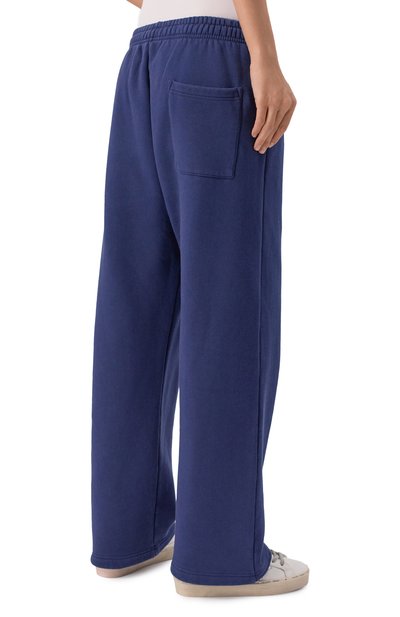 Хлопковые брюки SPORTY AND RICH темно-синего цвета по цене 32200 руб., арт. PA07176269BL106, фото 4 Хлопковые брюки SPORTY AND RICH, арт. PA07176269BL106, фото 4
