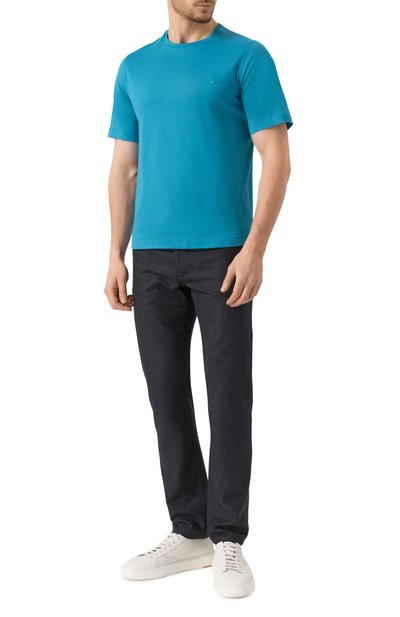 Хлопковая футболка ZILLI, арт. TSR02AM0100VLE000, фото 2